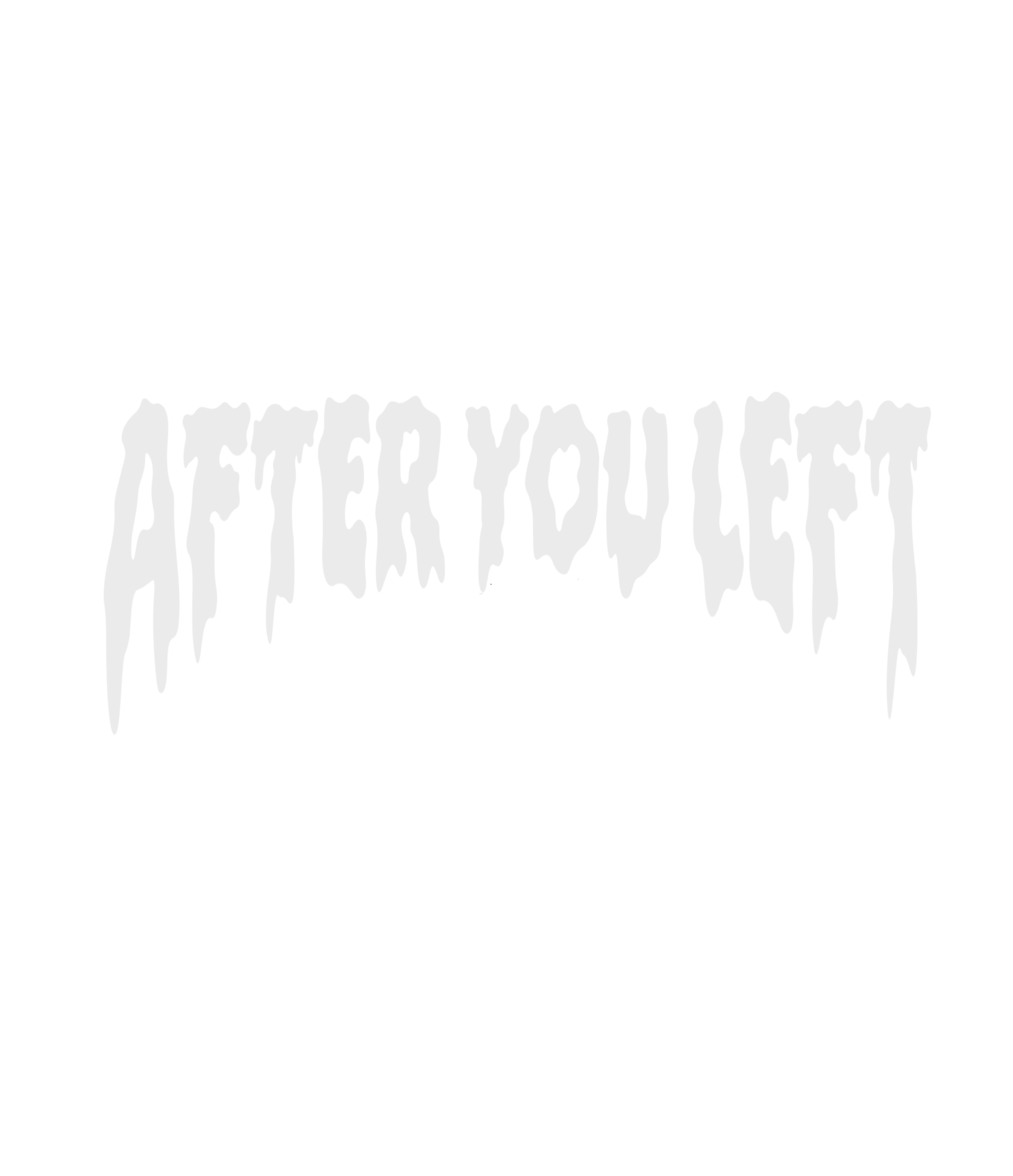After You Left slime logo